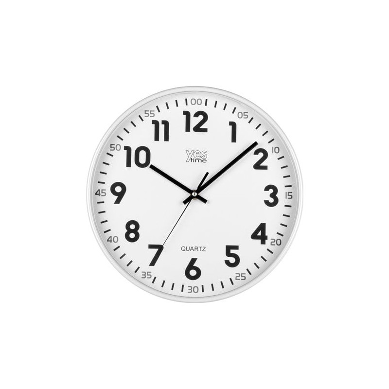 Orologio da parete lowell d30cm bianco 00720yb