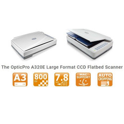 Scanner plustek ottico pro a320e a3 ccd 300dpi [a320e]