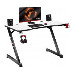 Scrivania da gioco huzaro bianco [hz-hero 2.5 white]