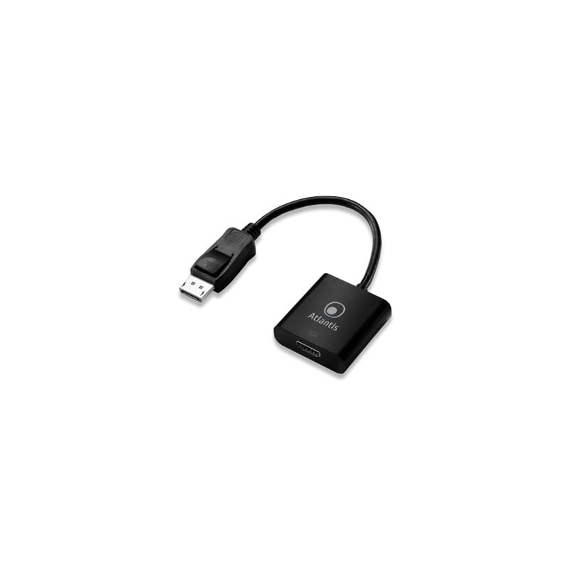 Adattatore displayport atlantis land a04-dp 0.2m hdmi nero [a04-dp_hdmi]