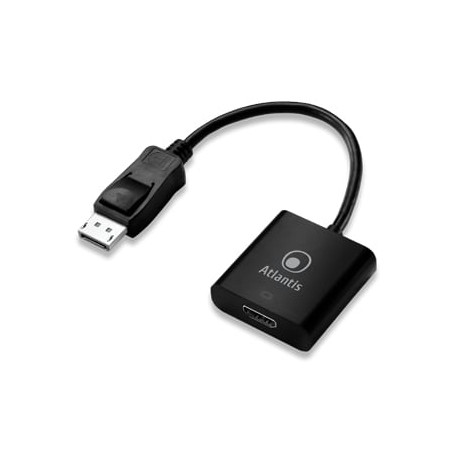 Adattatore displayport atlantis land a04-dp 0.2m hdmi nero [a04-dp_hdmi]