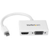 Adattatore startech mini displayport hdmi / vga 2 in 1 [mdp2hdvgaw]