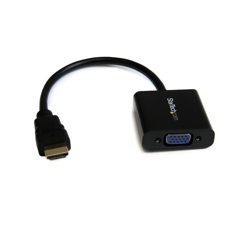Adattatore video startech hdmi / vga - m / f pc desktop laptop