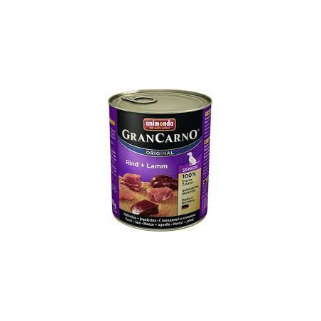 Cibo umido per cani animonda grancarno senior manzo + agnello 800g