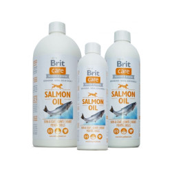 Oil per cani e gatti brit care salmon 1000ml