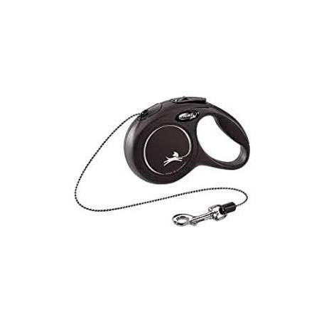 Guinzaglio automatico flexi new classic cat xs 3m nero