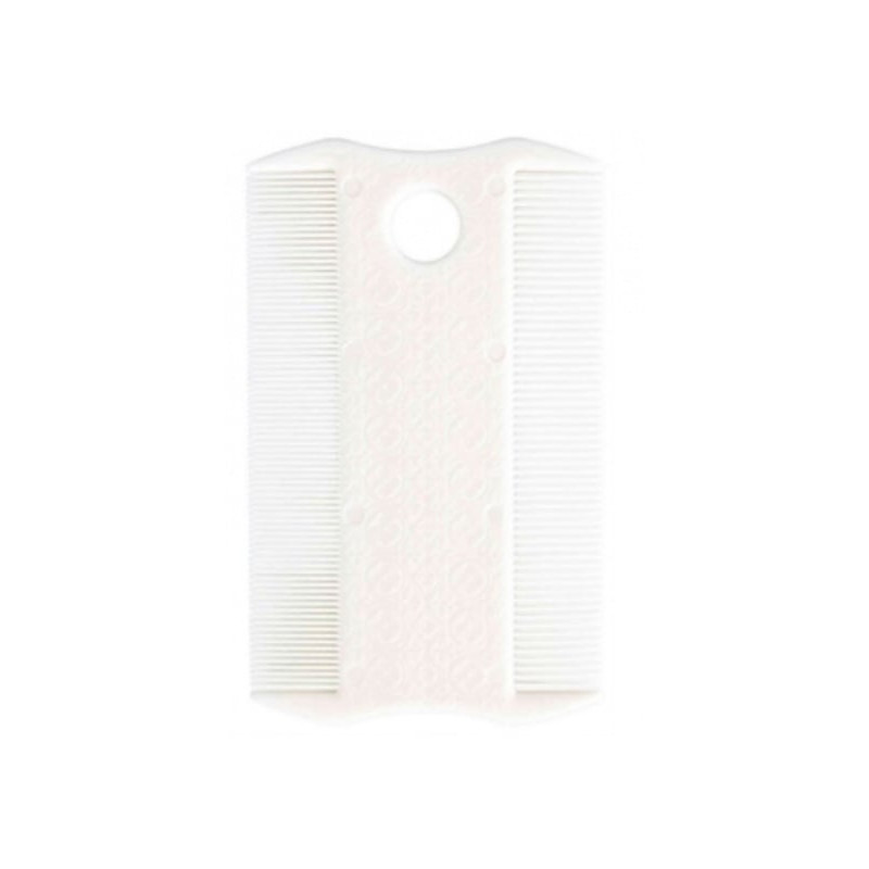 Pettine antipulci a doppia faccia trixie per cane/gatto 14cm bianco