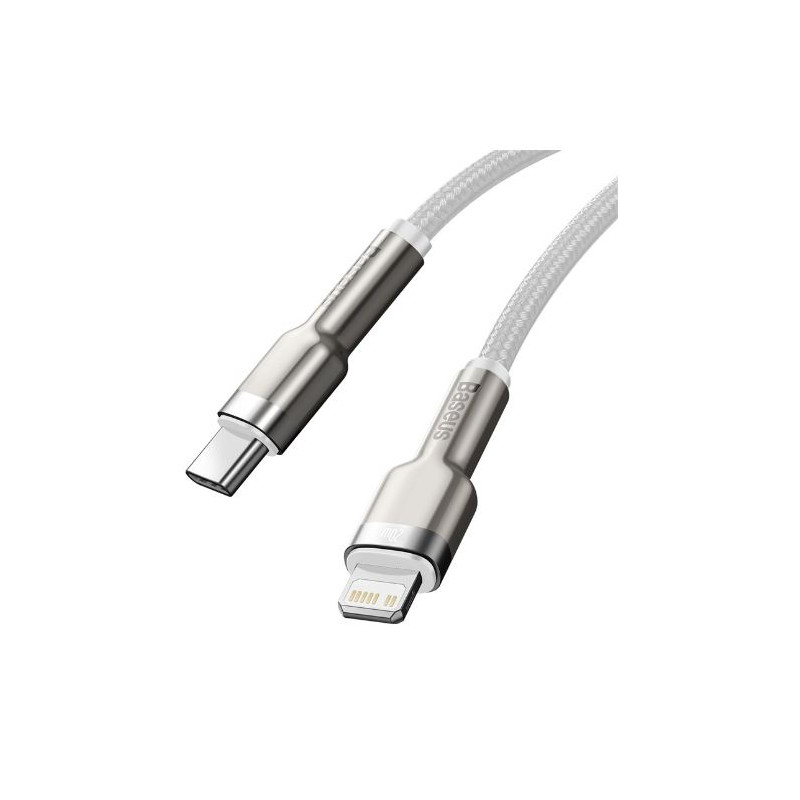 Cavo dati/cavo di ricarica baseus per iphone usb tipo c 20w 1m bianco