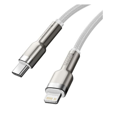 Cavo dati/cavo di ricarica baseus per iphone usb tipo c 20w 1m bianco