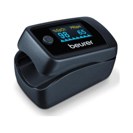 Pulsossimetro beurer po 45 ossigeno spo2 nero