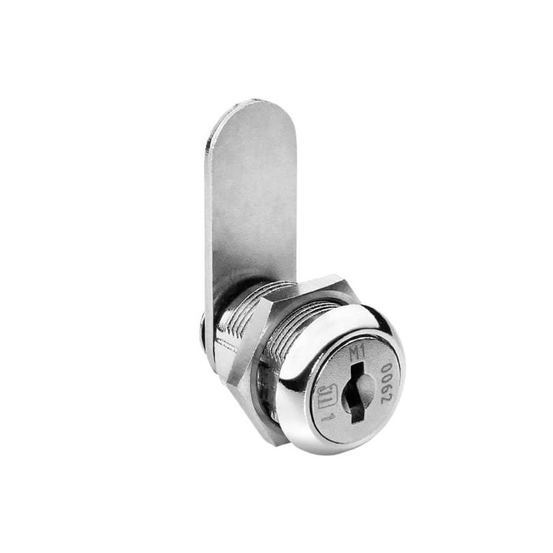Serratura a cilindro meroni serrature 19mm in acciaio nichelato [26511p216m14d35]