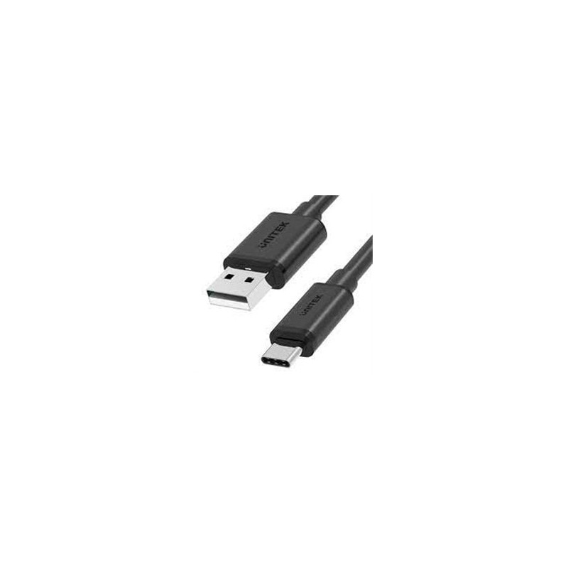 Cavo usb unitek usb-a usb-c 50cm [y-c481bk]