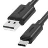 Cavo usb unitek usb-a usb-c 50cm [y-c481bk]