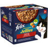 Mangime felix sensations per gatto sapori di campagna in gelatina