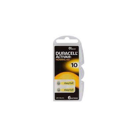 Pila monouso duracell hearing aid da10