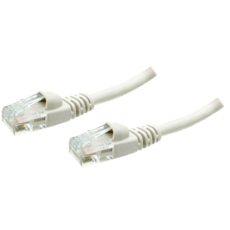Cavo di rete gbc 59.6616.14 cat5e u/utp 0,5m bianco