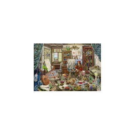 Puzzle ravensburger lo studio dell'artista 759pz [16782]