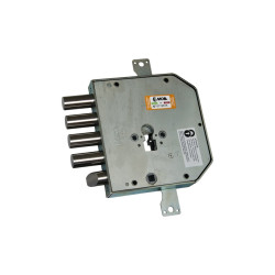 Serratura cilindro moia per porte blindate 4 pistoni 153x143x30mm