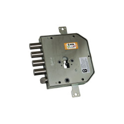 Serratura cilindro moia per porte blindate 4 pistoni 153x143x30mm