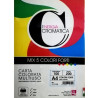 Carta colorata multiuso cwr a4 100 fogli 200g assortito in 5 colori