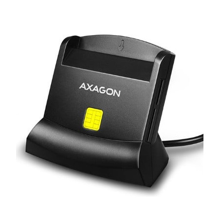 Card reader axagon cre-sm2 usb smart card sd/microsd/sim usb