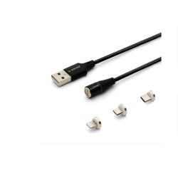 Cavo magnetico elmak savio cl-155 3in1 2m nero [akelmtusavcl155]