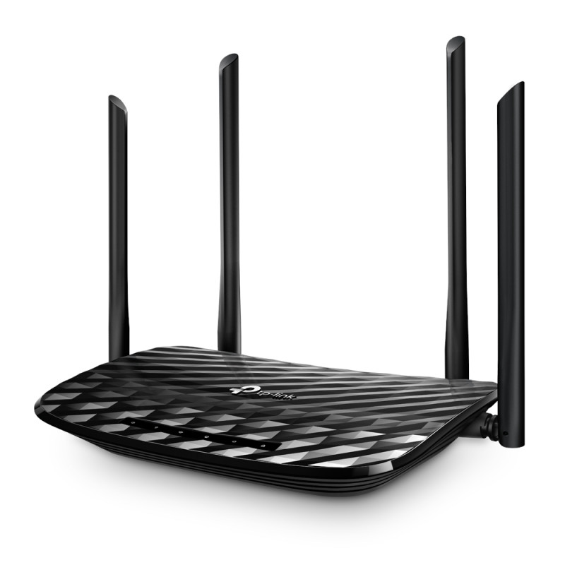 Router tp-link 4ge/ac1200/ro 3.2 nero [archer c6 v 3.2]