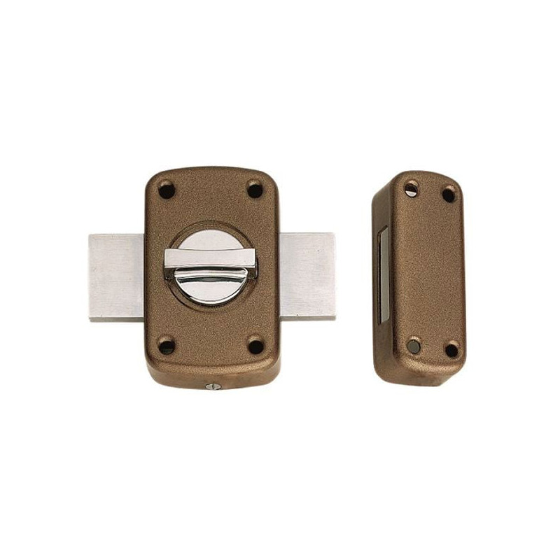 Serratura ferroglietto iseo 2 mandate marrone [460500]