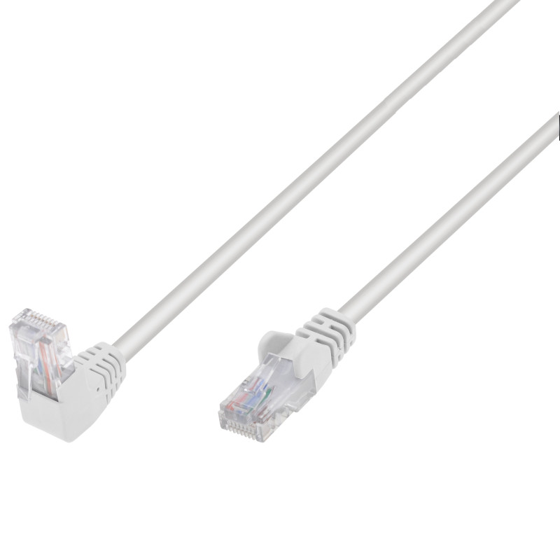 Cavo di rete patch techly connettore angolato 90 cca cat. 5e utp