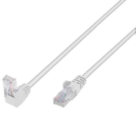 Cavo di rete patch techly connettore angolato 90 cca cat. 5e utp
