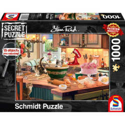 Puzzle schmidt steve read al tavolo della cucina 1000pz multicolore