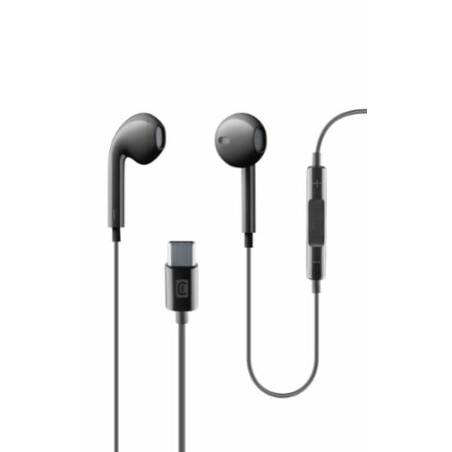 Auricolari cellularline filo usb-c nero auorbittypeck
