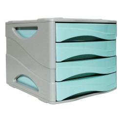 Cassettiera arda a 4 cassetti azzuro [15p4ppasbl]