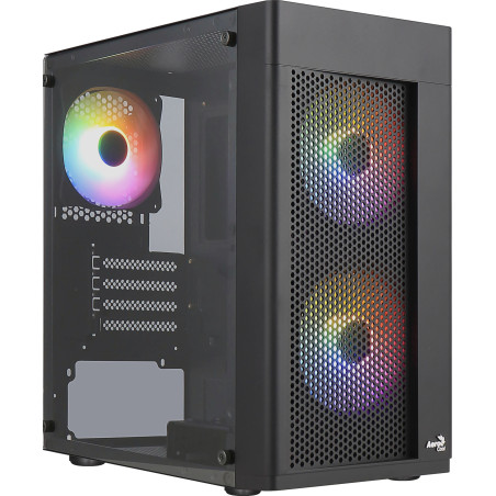 Case aerocool hexform mini tower micro atx [aeropgs-hexform-gbk2]