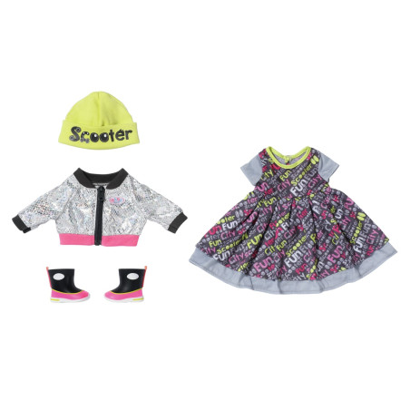 Set di vestiti per bambola zapf creation baby born city deluxe style