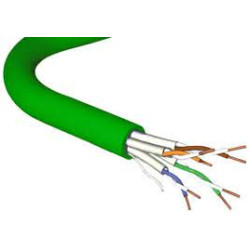 Cavo di rete nilox u/ftp cat6a cca 500m verde [ac6u/ftp-cca-500gn]
