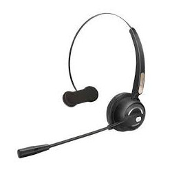 Cuffia mediarange mono wireless bluetooth con microfono nero [mros305]