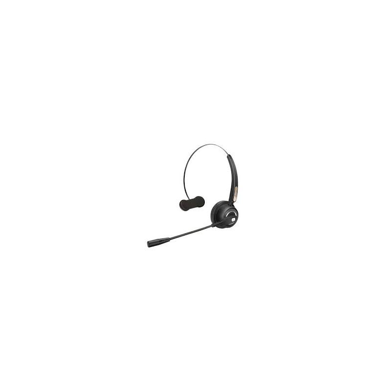 Cuffia mediarange mono wireless bluetooth con microfono nero [mros305]