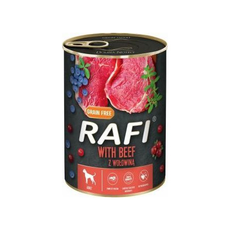 Mangime per cane dolina noteci rafi con carne di manzo 800g