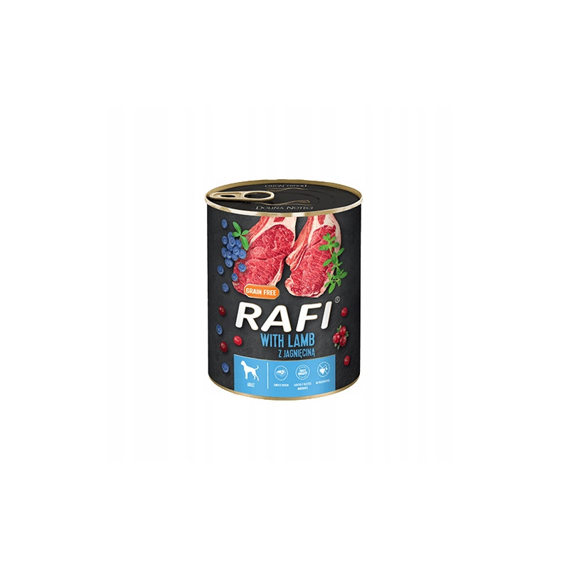 Mangime per cane dolina noteci rafi con agnello 800g