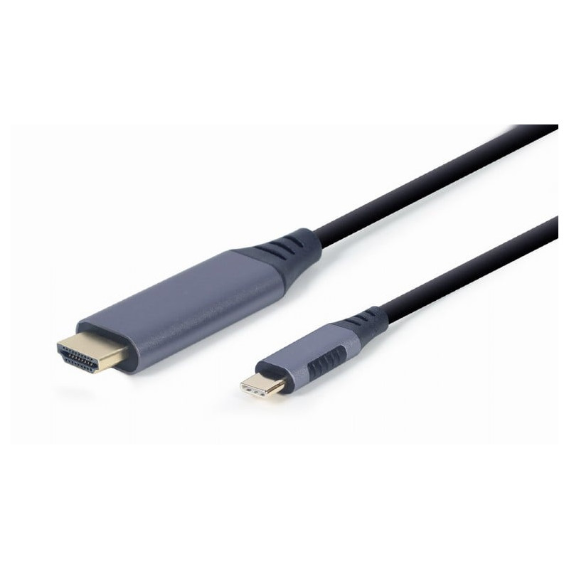 Cavo usb gembird typo c a hdmi grigio siderale 1.8m grigio [cc-usb3c-hdmi-01-6]