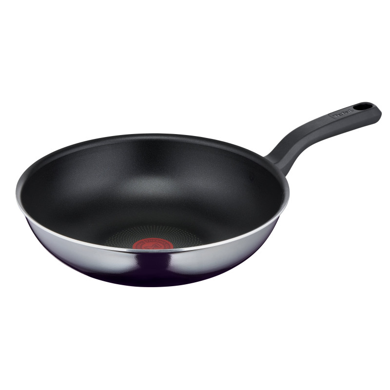 Wok tefal resist 28cm nero [d52619]