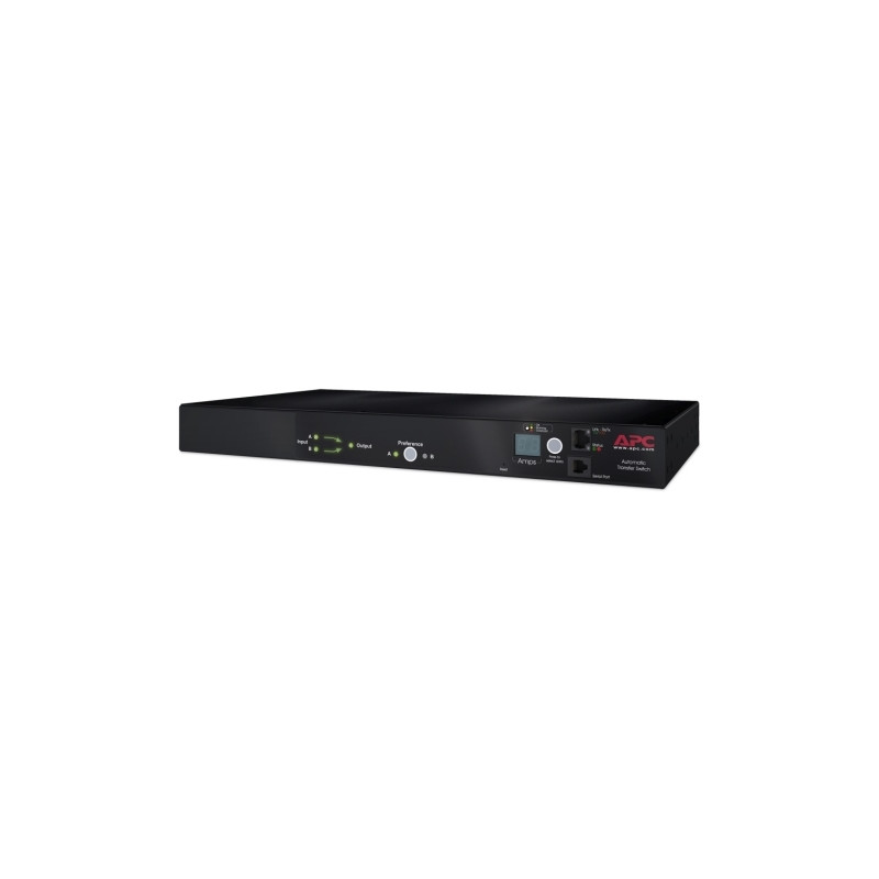Switch online automatic transfer 1u montabile su rack 16a 230v nero