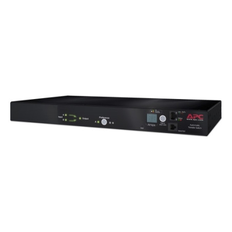 Switch online automatic transfer 1u montabile su rack 16a 230v nero
