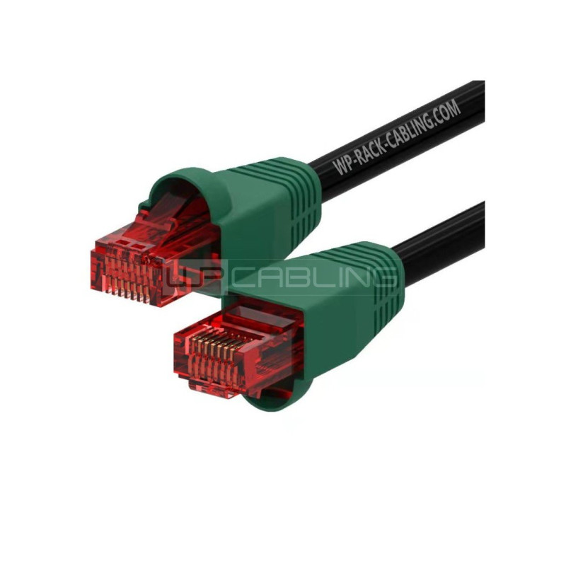 Cavo di rete wp europe u/utp cat.6 pe 50m nero [wpc-pat-6u500bl-o]