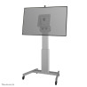 Supporto monitor newstar a pavimento con ruoto 50" 150kg argento