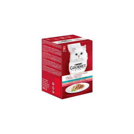 Mangime umido purina gourmet mon petit fish mix 6x 50g