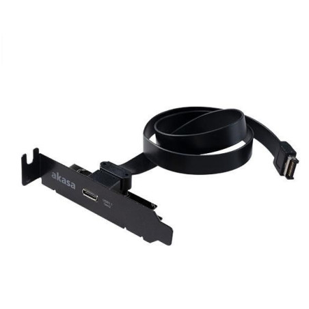 Adattatore sas akasa su staffa pci a basso profilo usb 3.1 tipo c