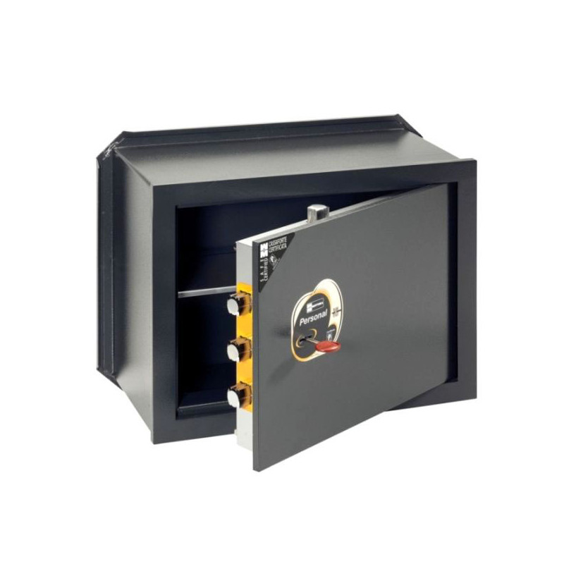 Cassaforte con chiave mottura 250 x 410 x 290mm nero [111225]