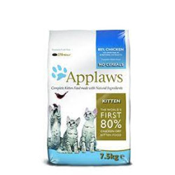Cibo per gatti applaws secco 7.5 kg pollo [5060122491396]